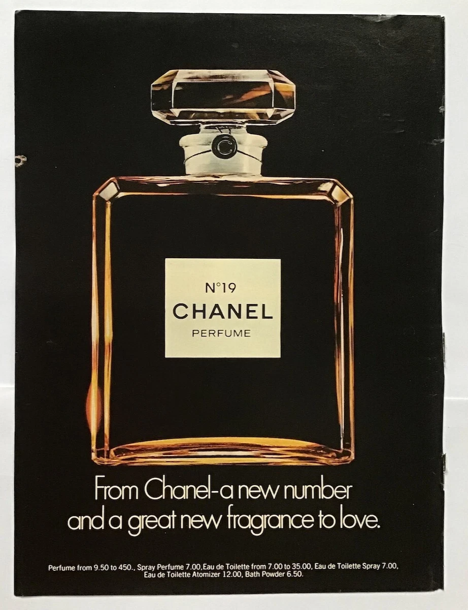 Chanel 19 fragrance clearance