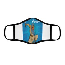 Ayeeshar Fitted Polyester Face Mask