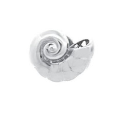 DISNEY Little Mermaid Official Authentic White Gold 17K Earring Lobe Stud Gift