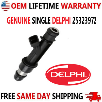 OEM DELPHI Single Fuel Injector for 2001, 2002, 2003, 2004, 2005 Buick Century
