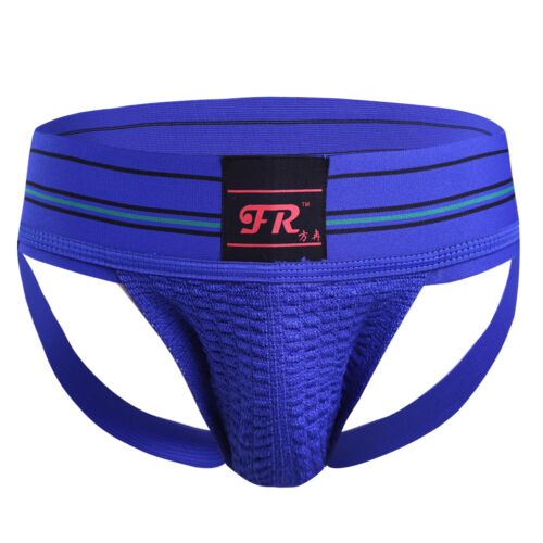 Men Athletic Supporter Jockstrap Bulge Pouch Open Butt Sports Sexy Underwear - Picture 23 of 46