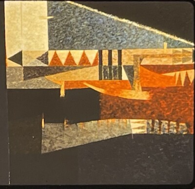 Alejandro Corujeira  Cielo Rojo   Argentina Modern Art 35mm Slide