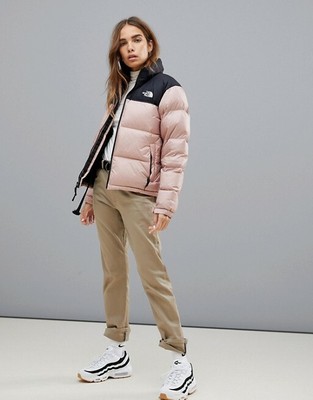 misty rose north face jacket