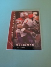 !!!     SHAWNE MERRIMAN   UPPER DECK   ROOKIE  FOOTBALL CARD   $$