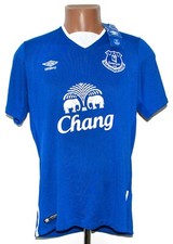 BNWT EVERTON ENGLAND 2015/2016 HOME FOOTBALL SHIRT UMBRO SIZE L ADULT