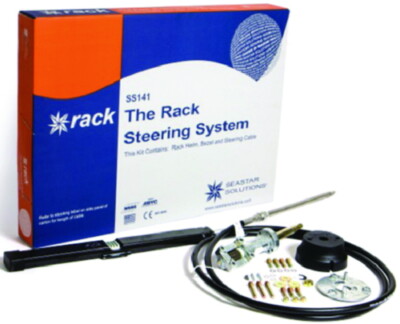 20 Ft Seastar Teleflex The Rack Back Mount Rack Steering System for Boats