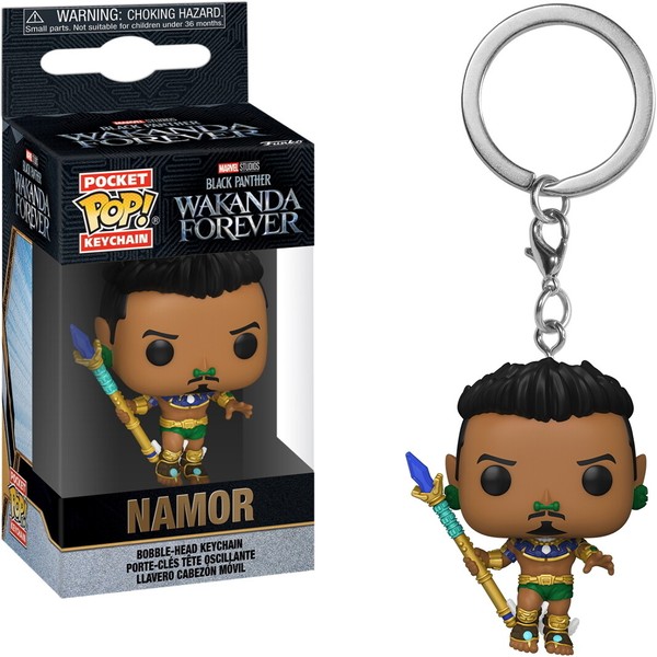 Black Panther Wakanda Forever - Mamor - SchlüSselanhäNger Funko Pocket Pop! Keyc-image