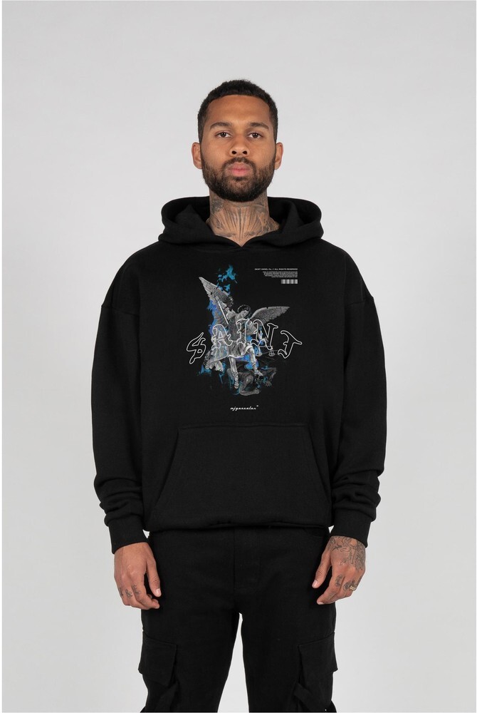 Толстовка MJ Gonzales Saint V.1 с капюшоном оверсайз Essentials V.4 Черный