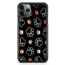 Pet Cute Dog Paws Pattern Case For iPhone 17 16 15 14 13 12 Pro Max Plus