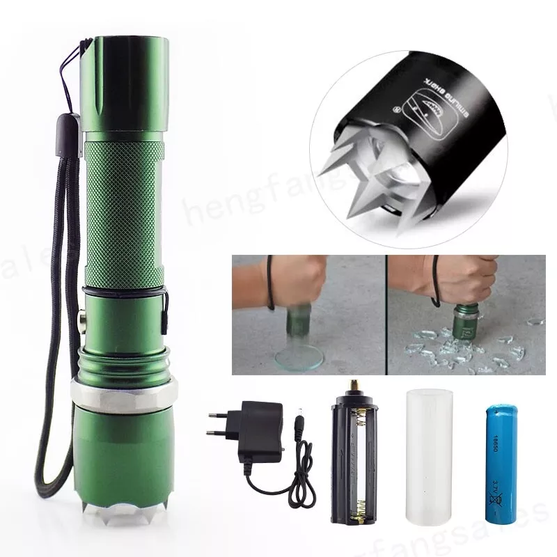 Tactical flash torch Light FlashLight powerful LED zoom lamp