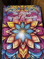 Adult coloring book 8 1/2 X 11 Spiral the mystery of the mandala NEW Ship Incl