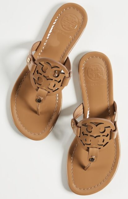 tory burch miller patent leather sand