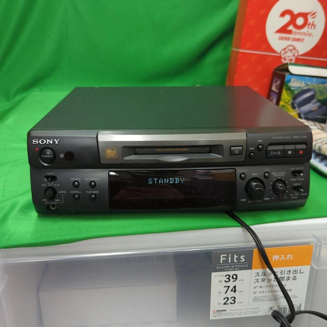 Sony MDS-S38 MD Deck Minidisc Recorder Player Japan | eBay