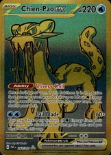 Chien-Pao ex Holo Hyper Rare SV: Paldean Fates 242/091 NM on eBay