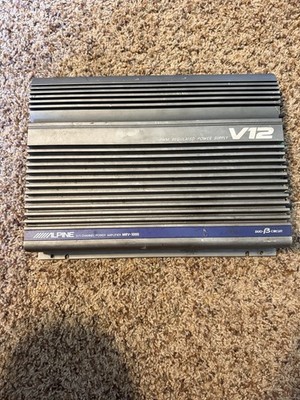 TESTED! Alpine MRV-1000 V12 2/1 Channel Car Amplifier Duo-B Circuit 12V DC Korea