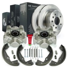 Bremssättel Bremsbacken Bremsscheiben 286 mm hinten für Opel Omega B Caravan V94