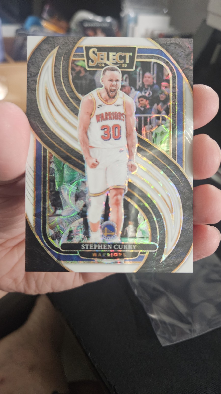 2024-25 Select Premier Level White Scope Stephen Curry 15/35