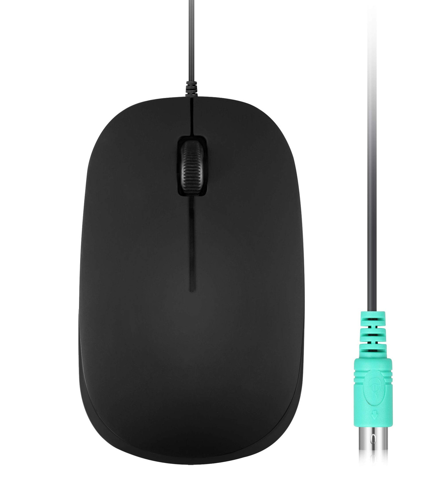 PERIMICE-201P B Optical Mouse with PS/2 Cable 3 Buttons 800 DPI 1.5M