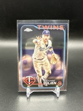 Edouard Julien 2024 Topps Chrome #152 Minnesota Twins Baseball Card