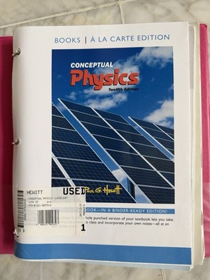 Conceptual Physics, Books a la Carte Edition by Paul Hewitt (2014, Ringbound)