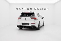 Heckansatz Diffusor V.5 Passend FüR Vw Golf Gti Mk8 Schwarz Matt