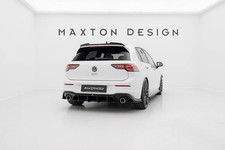 Heckansatz Diffusor V.5 passend für VW Golf GTI Mk8 schwarz matt
