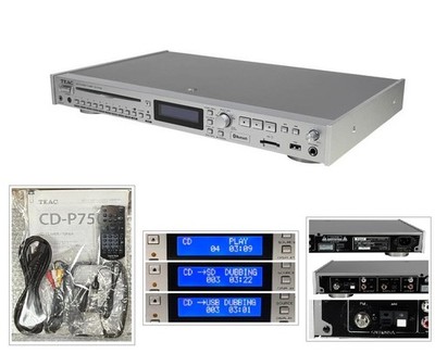 TEAC CD-P750 CD Player AM FM Bluetooth SD USB Remote Control Tested Japan 2024