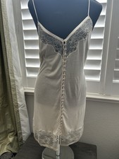 La Perla Sleepwear US Sz M Cream Negligee Baby Doll Slip EUC