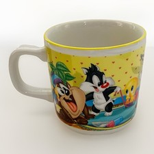 Vtg Baby Looney Tunes Wedgwood Ceramic Cup / Mug Wedge Wood England Earthenware