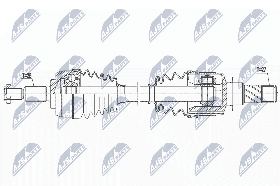 N.T.Y. NPW-RE-189.NTY Drive Shaft for RENAULT - Image 4