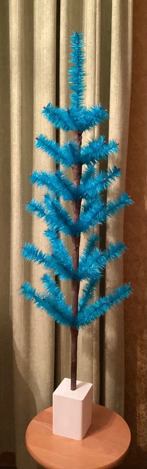 Mic’s Blue 36 Branch GOOSE FEATHER TREE 3,5 pies 🥳😹Lo haremos Foto 3 de 3