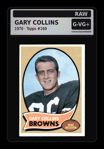 Gary Collins #169 1970 Topps card
