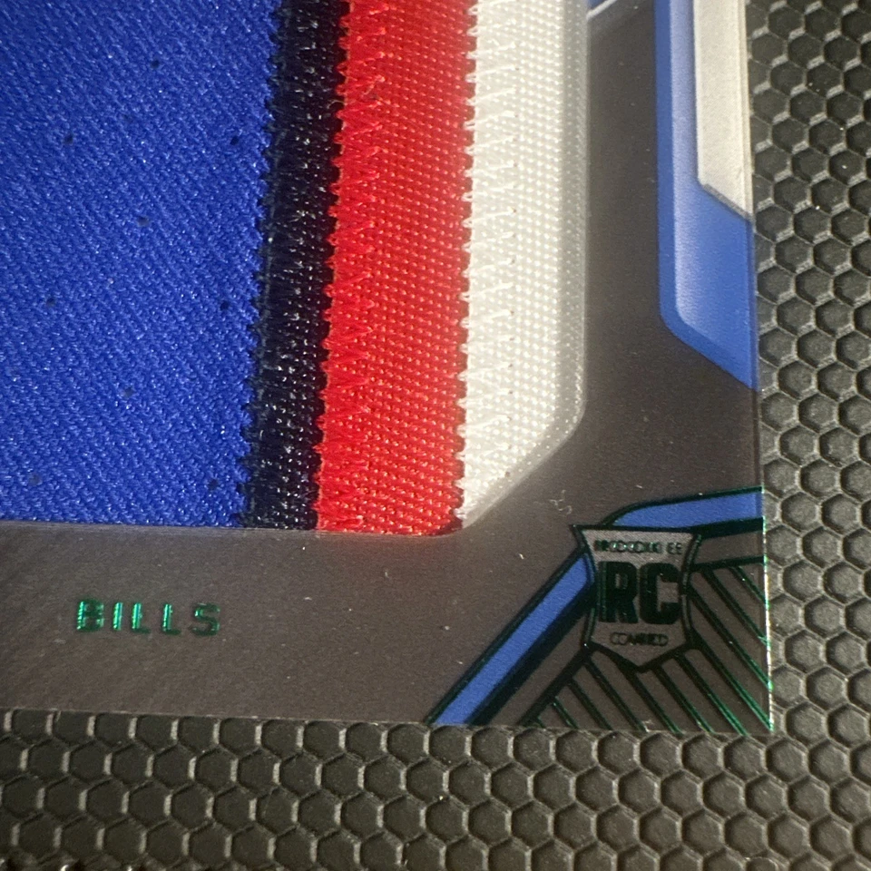 2022 Panini Playbook James Cook Rookie Jumbo Jersey Booklet /49 - Image 2 of 4