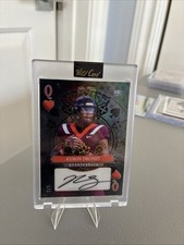 Kyron Drones 2024 Wild Card 5 Card Draw, Stacked Deck Queen Auto  1/1 VT Hokies