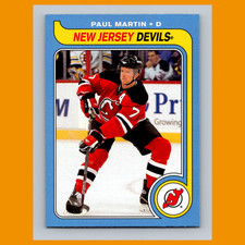Paul Martin #120 2008-09 O-Pee-Chee 1979-80 Retro New Jersey Devils Hockey Card