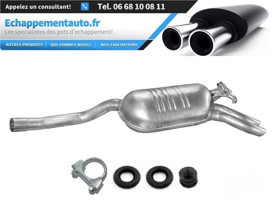 Silencieux arrière Mercedes E320 Coupé C124 pot echappement 1244902215