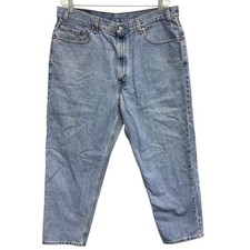 VTG Levi's 550 Men's 40x30 Relaxed Fit Light Wash Demin GRUNGE Y2K