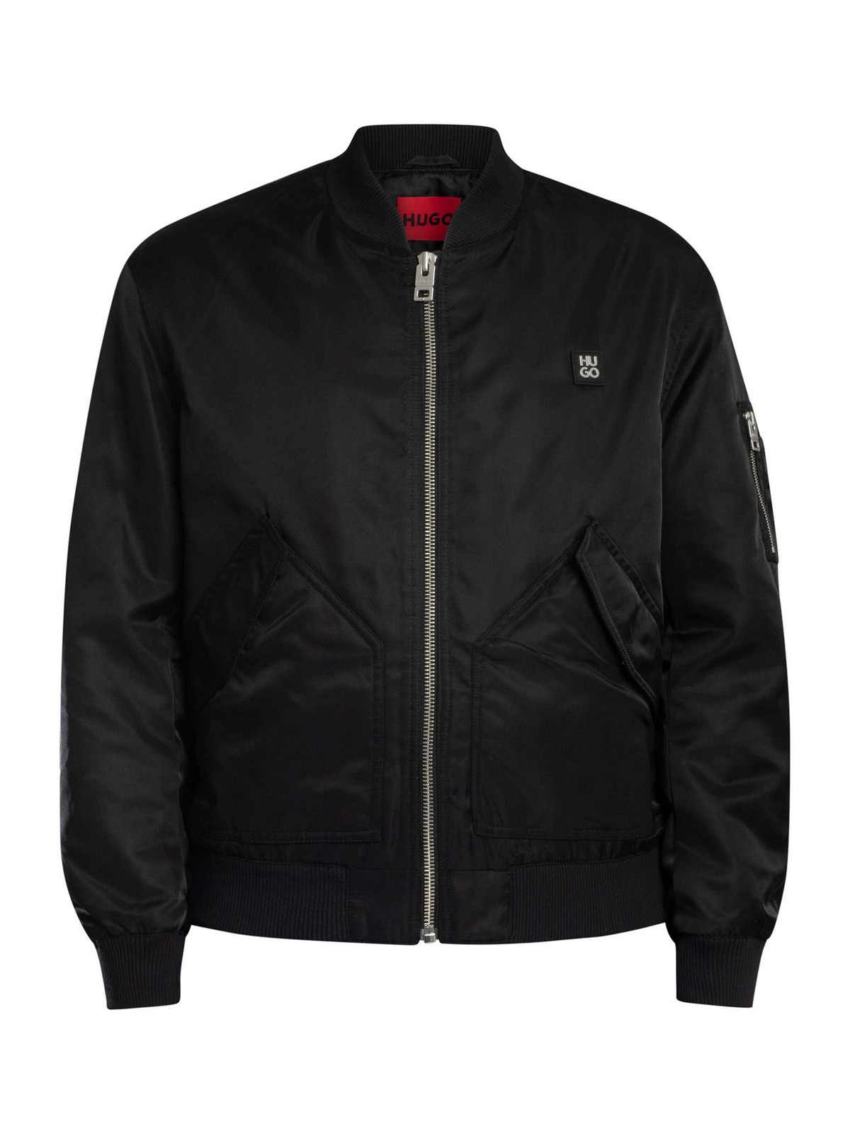 HUGO Men's Badam2611 Bomber Jacket, Black thumbnail 10