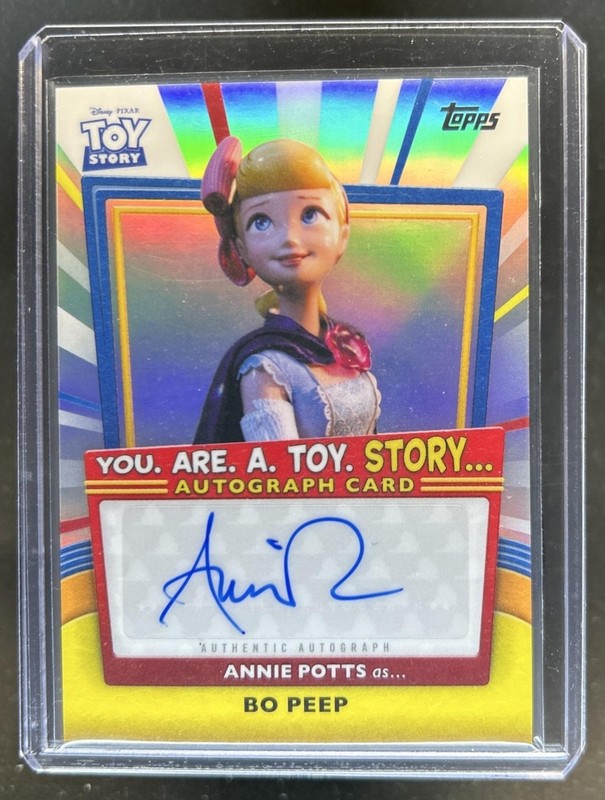 2025 Topps Toy Story Annie Potts Bo Peep You. Are. A. Toy. Story... Auto #YRT-AP