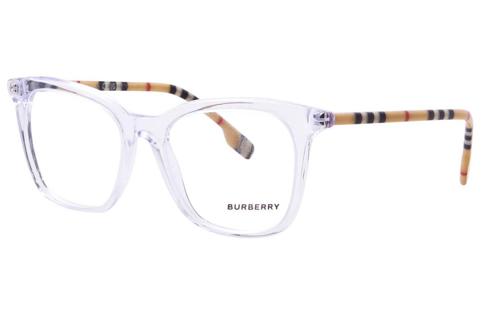 Burberry BE2390 3889 Eyeglasses Frame Women's Transparent Full Rim 52mm
