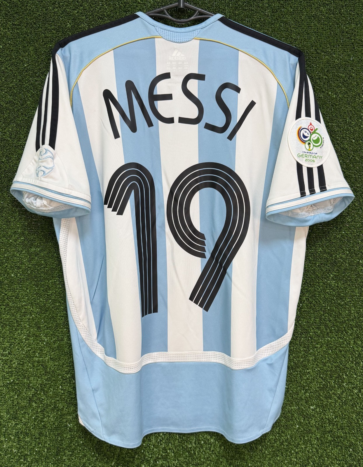 LIONEL MESSI ARGENTINA 2006/2007 SOCCER FOOTBALL SHIRT JERSEY SIZE BOYS L YOUTH