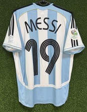 LIONEL MESSI ARGENTINA 2006/2007 SOCCER FOOTBALL SHIRT JERSEY SIZE BOYS L YOUTH
