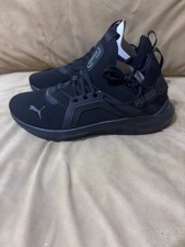 Puma Softride Enzo 5 Mens Size 9.5 Running Shoes Black Cool Dark Gray