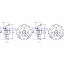 Tambour de frein Ford FUSION