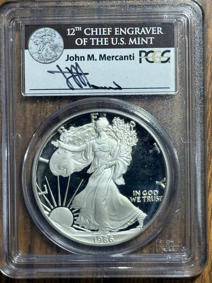 1986 American Eagle PR 70 Graded Silver Bullion Coins for sale | eBay