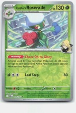 Cynthia's Roserade Reverse Holofoil Rare SV10: Destined Rivals 008/182 NM