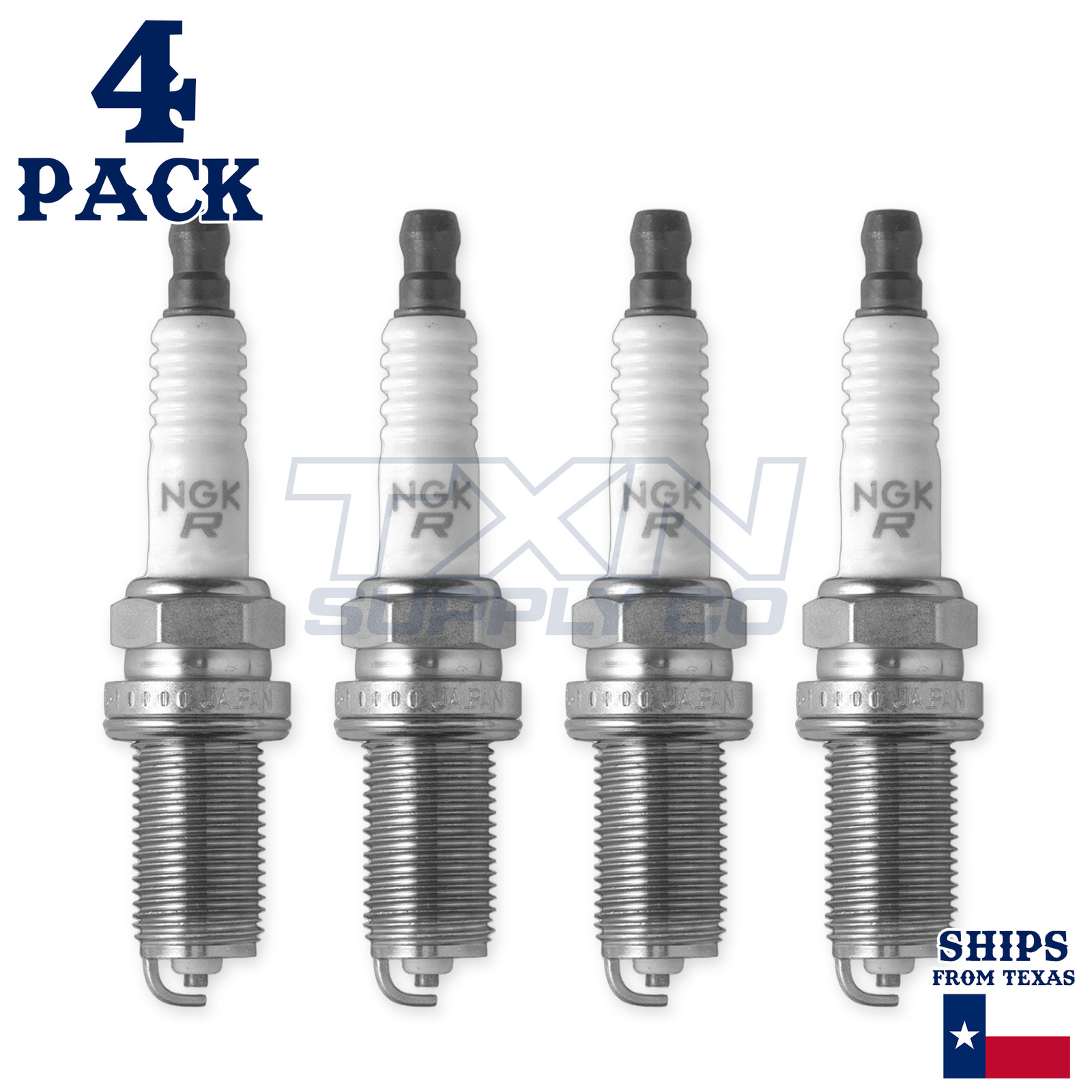 4 Pack NGK V-Power 1119 Spark Plugs LFR6A-11 S25