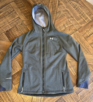 Under Armour Women's Storm Swacket Full Zip Fleece Hoodie Olive Size XS  071