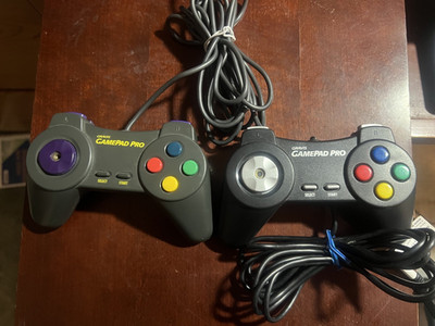Two Gravis Vintage GamePad Pro Controllers for PC Model # 42111