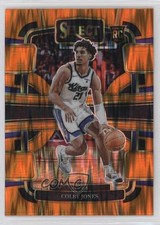 2023-24 Panini Select Concourse Orange Flash Prizm Colby Jones #83 12g7